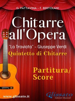 cover image of "Chitarre all'Opera" Quintetto di Chitarre (partitura)